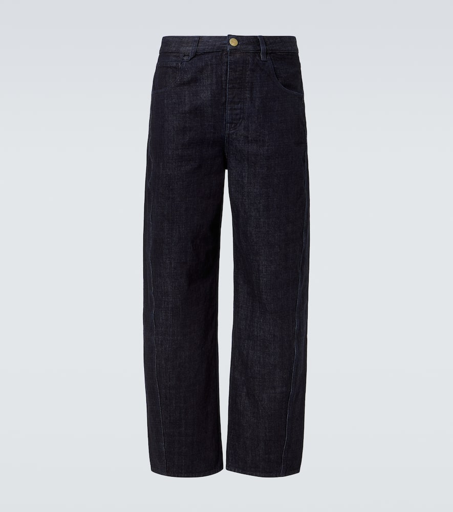 Jacquemus De-nimes Denim Pants In Blue