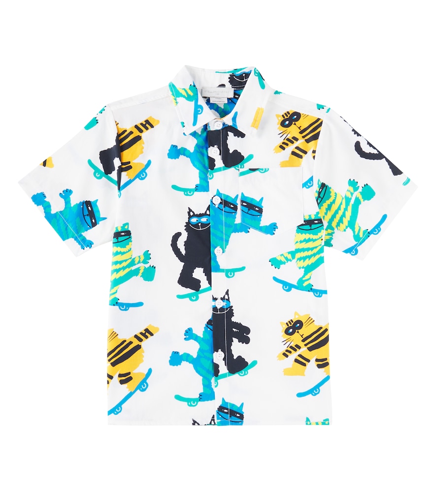 Stella McCartney Stella McCartney Kids Printed cotton shirt