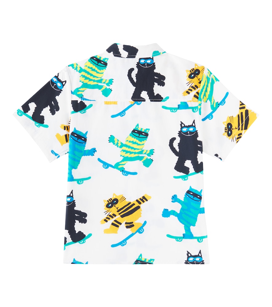  Stella Mccartney Kids Stella Mccartney Kids Bedrucktes Hemd Aus Baumwolle 