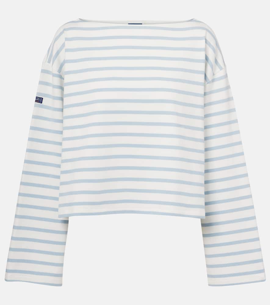 Polo Ralph Lauren Striped Cotton Jersey T-shirt In Blue
