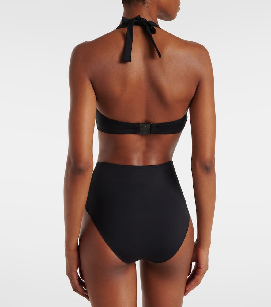 Eres Gredin High-waist Adjustable Bikini Bottom In Black