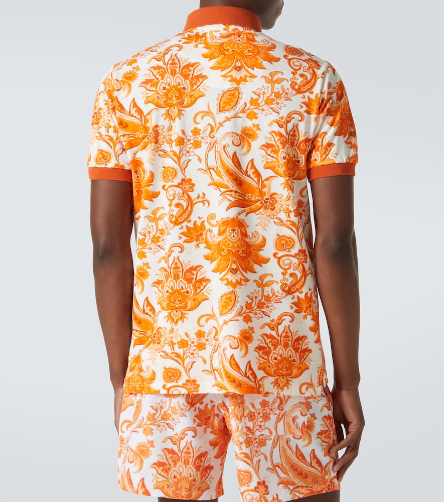  Etro Etro Bedrucktes Polohemd Aus Baumwolle 