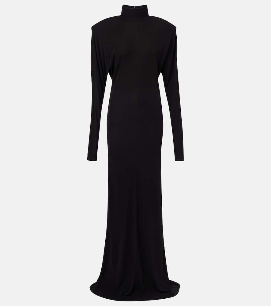 Crêpe jersey gown