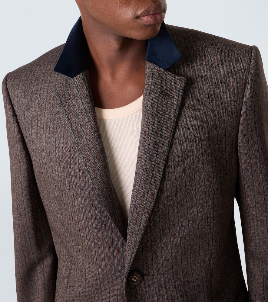  Wales Bonner Wales Bonner Blazer Alto Aus Einem Wollgemisch 