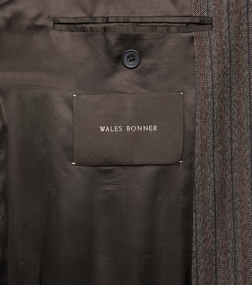  Wales Bonner Wales Bonner Blazer Alto Aus Einem Wollgemisch 
