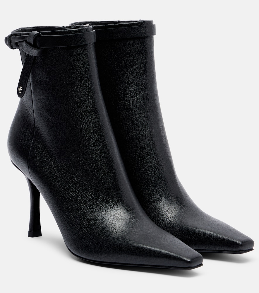Jimmy Choo Camie 85 cutout leather ankle boots