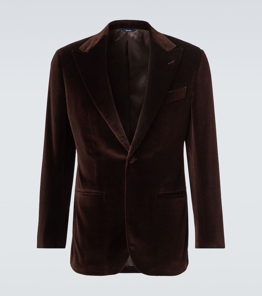 Thom Sweeney Cotton velvet blazer