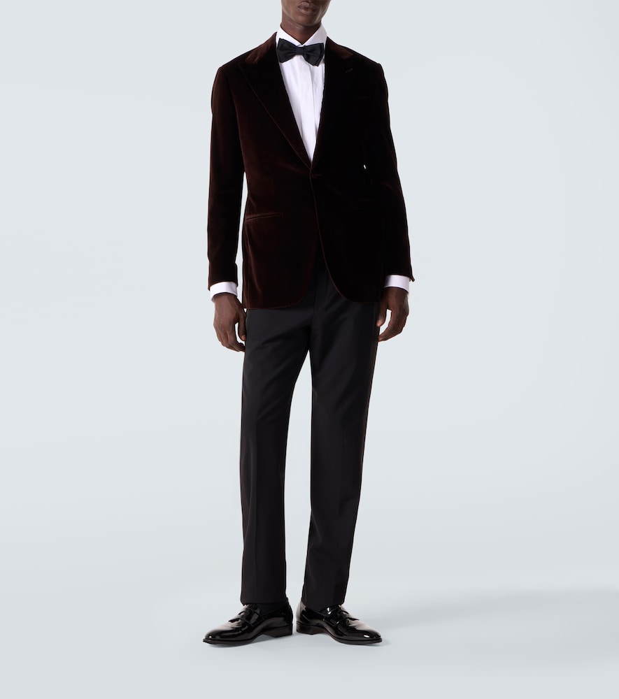  Thom Sweeney Thom Sweeney Cotton Velvet Blazer 