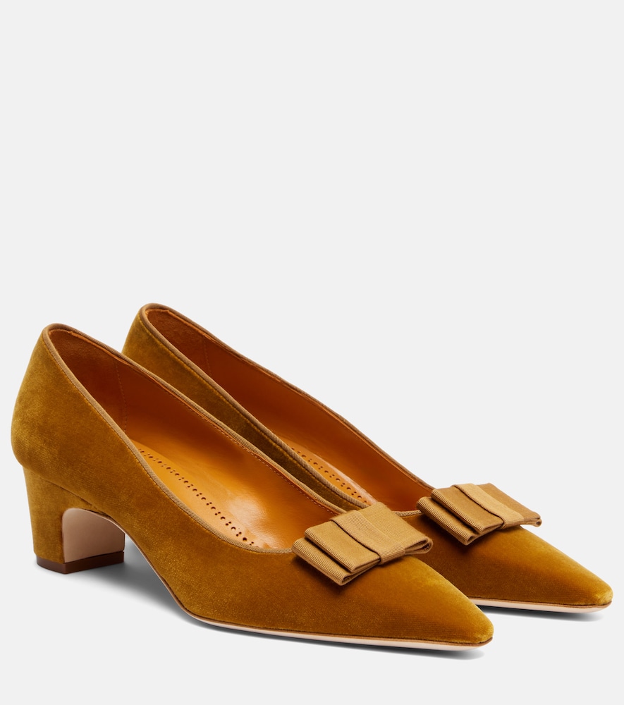 Manolo Blahnik Escarpins Reador 50 en velours 577 €