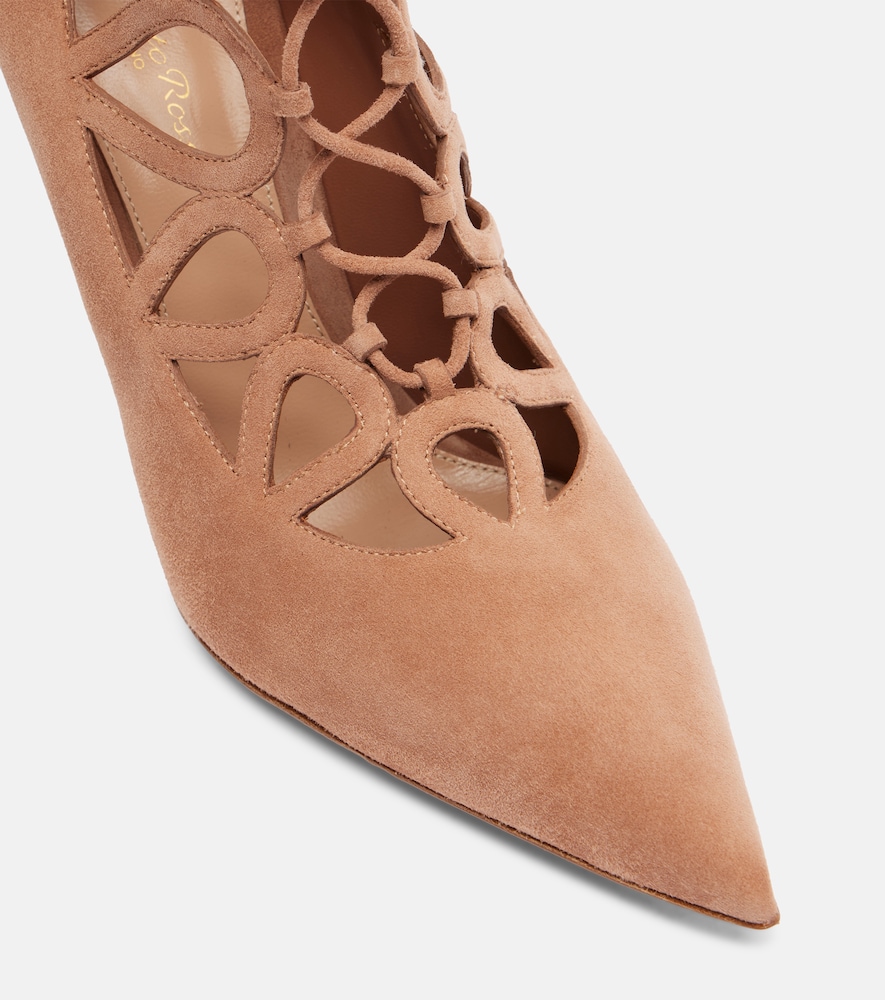  Gianvito Rossi Gianvito Rossi Pumps Pointy 95 Aus Veloursleder 