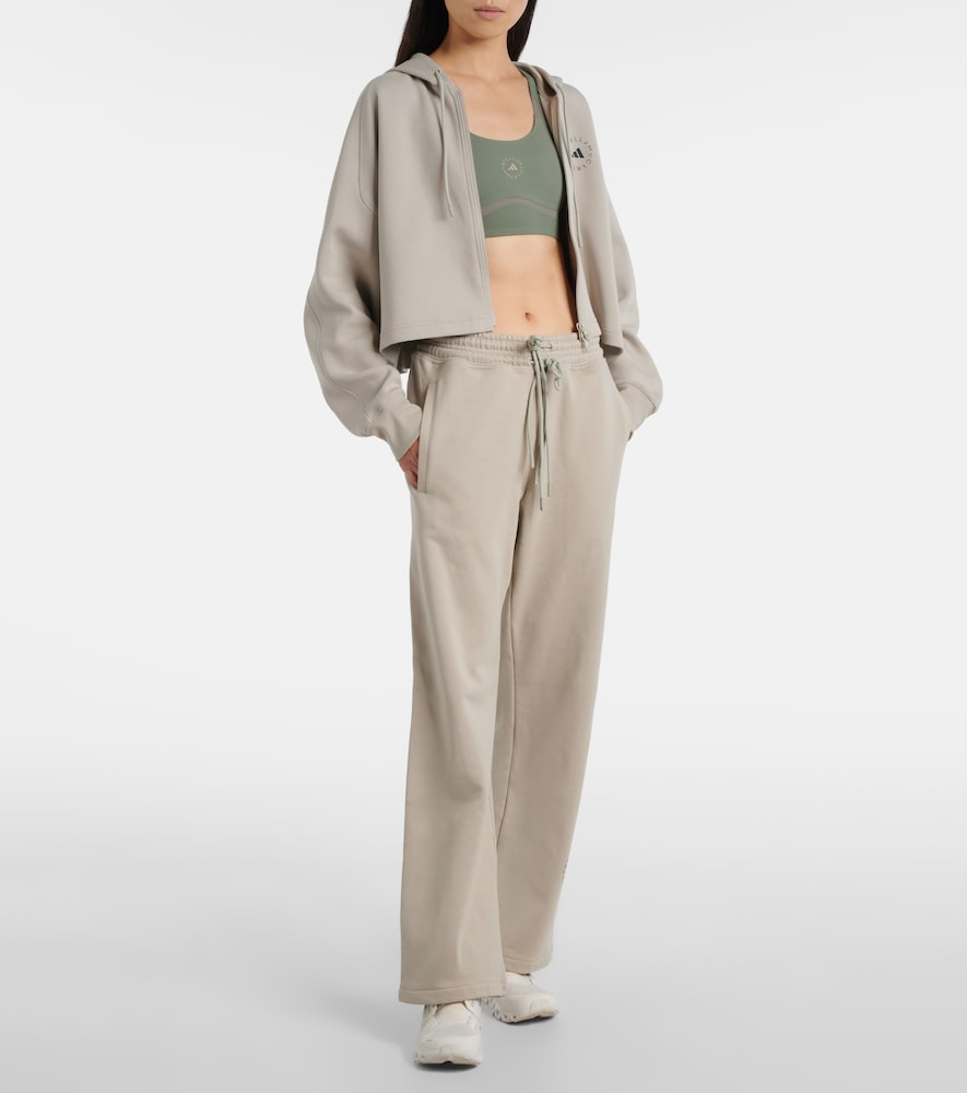 Adidas by Stella McCartney Cotton jersey sweatpants