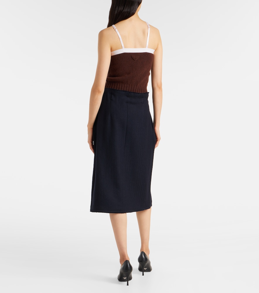  Prada Prada Top Aus Wolle Und Kaschmir 