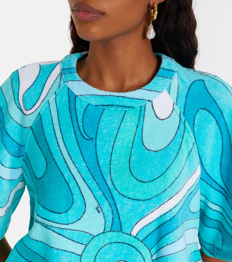  Pucci Pucci Cropped-top Iride Aus Frottee 