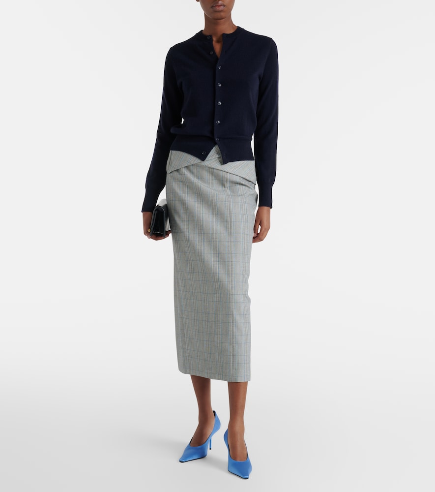  Victoria Beckham Victoria Beckham Midirock Aus Schurwolle 