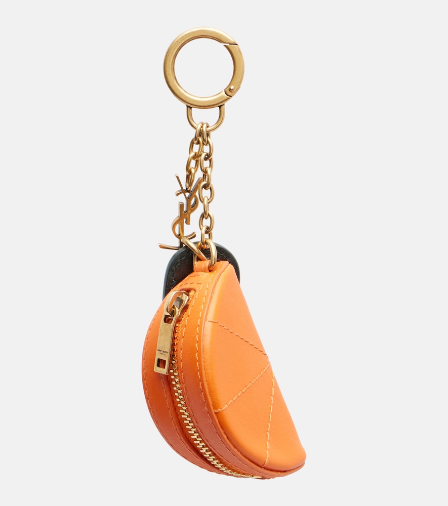  Saint Laurent Saint Laurent Leather Keychain 