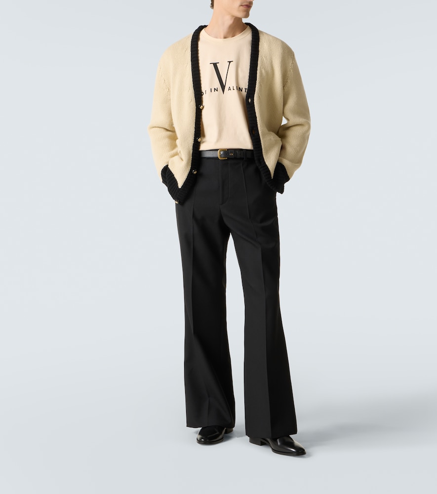  Valentino Valentino Bestickter Cardigan Aus Schurwolle 