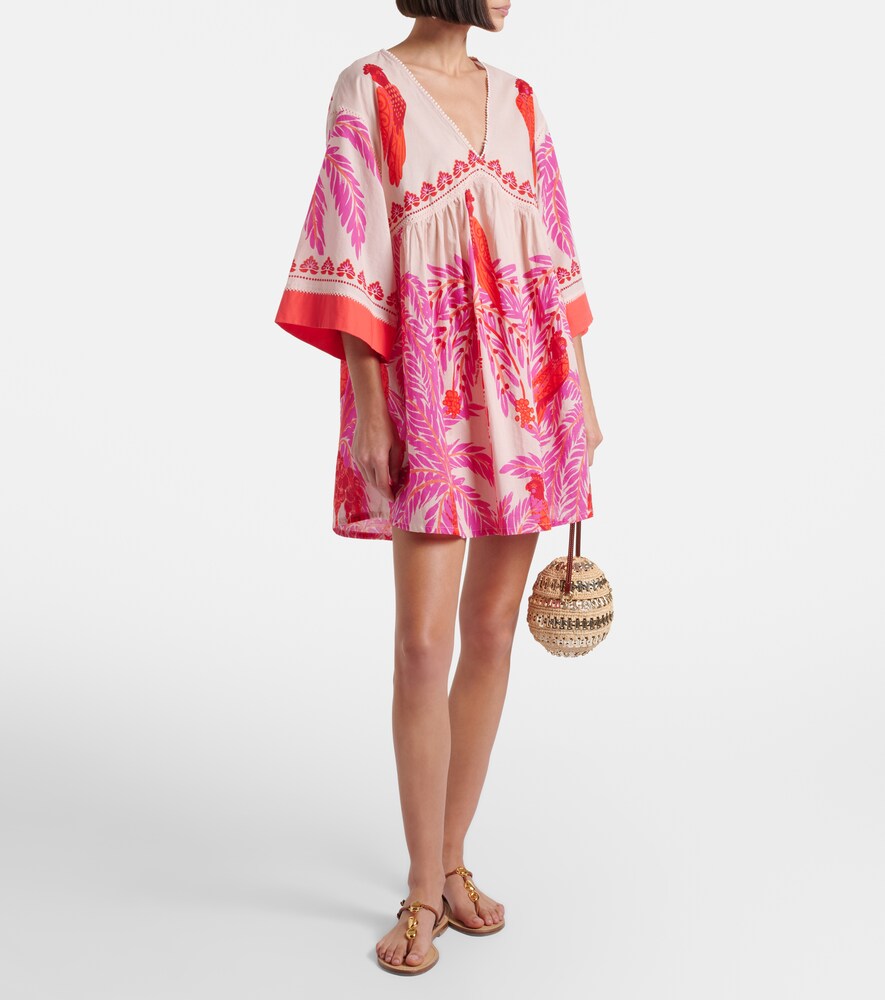 Poupette St Barth Mahault printed cotton minidress