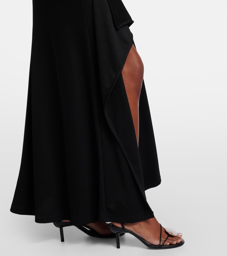  Christopher Esber Christopher Esber Verziertes Maxikleid Droplet Crystal 