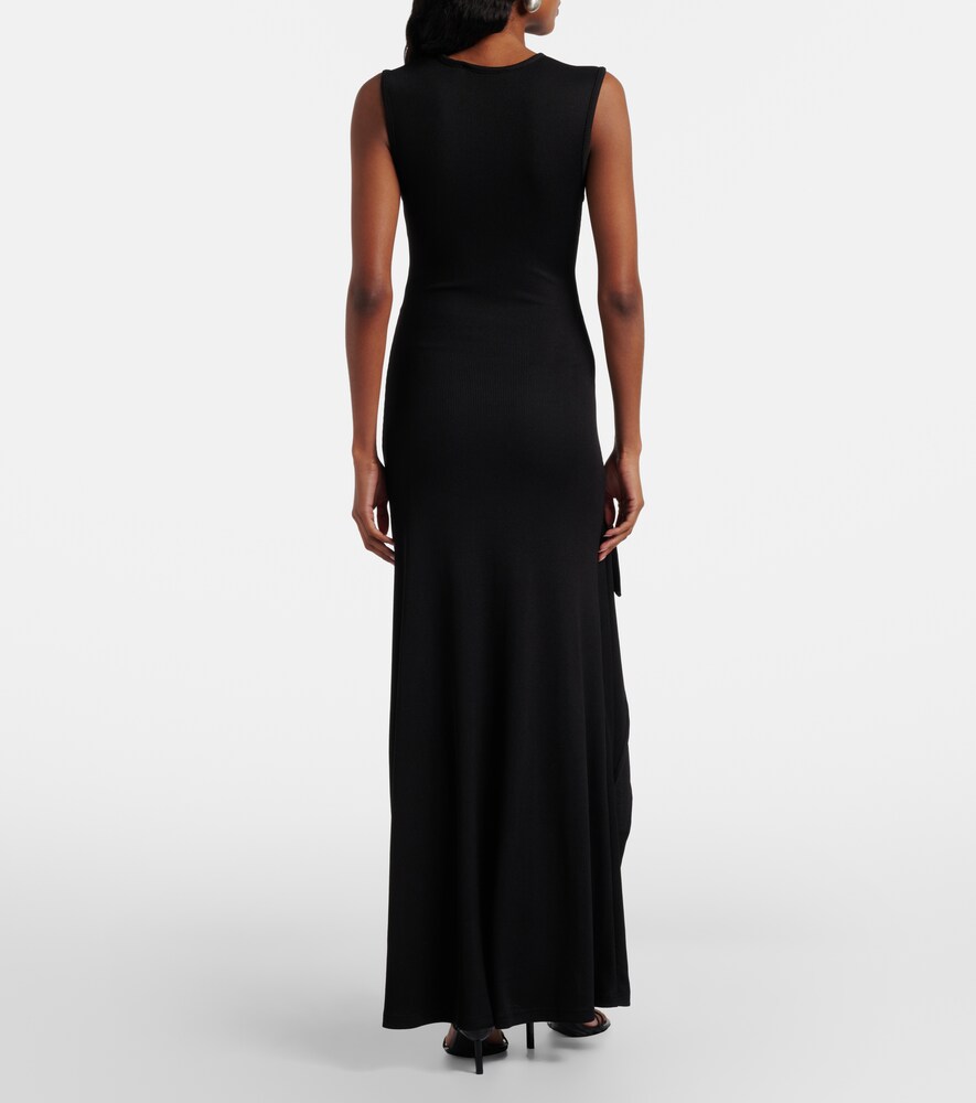  Christopher Esber Christopher Esber Verziertes Maxikleid Droplet Crystal 