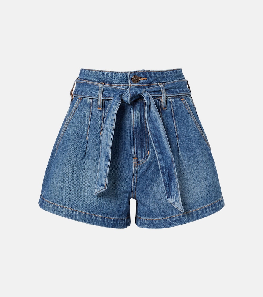 Veronica Beard Women's Blue Jaylen Denim Shorts Size 29 - Mytheresa