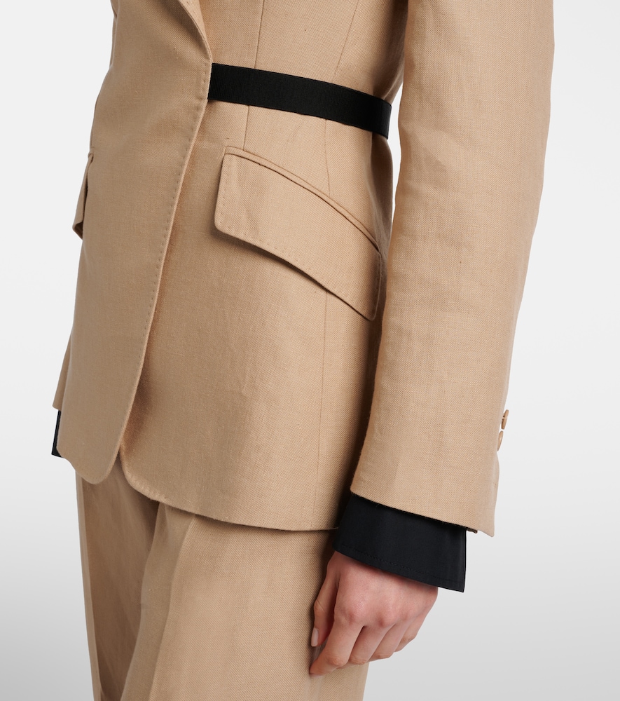  Max Mara Max Mara Blazer Fionda Aus Leinen 