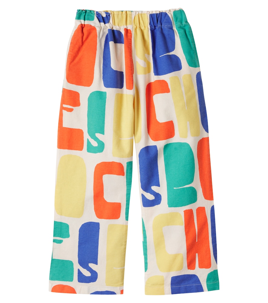 Bobo Choses Logo Printed Cotton Pants