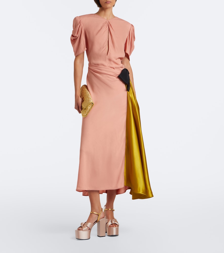 Garavani Crasher Satin Platform Sandals