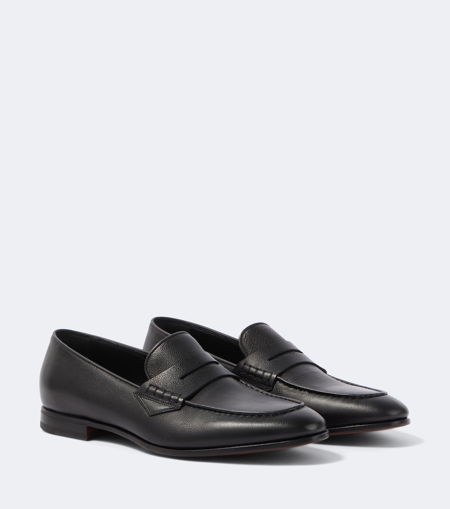 Loafers aus Leder