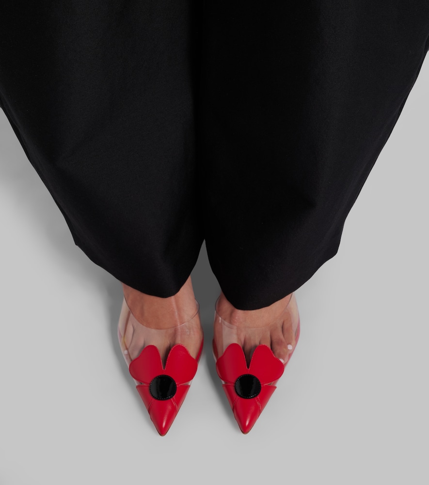 Alaïa Bloom mules