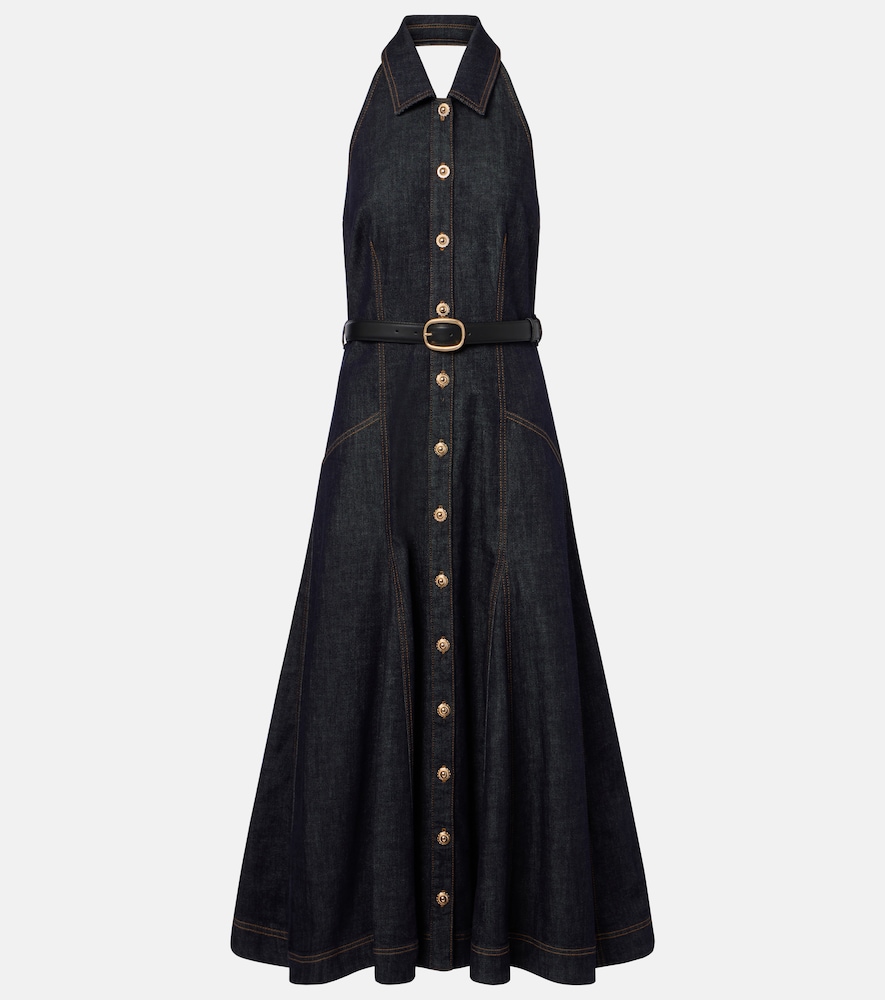 Midikleid aus Denim