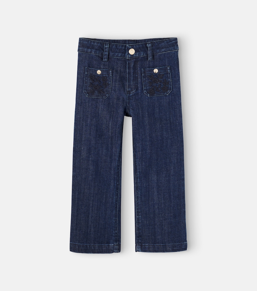 Bestickte Jeans