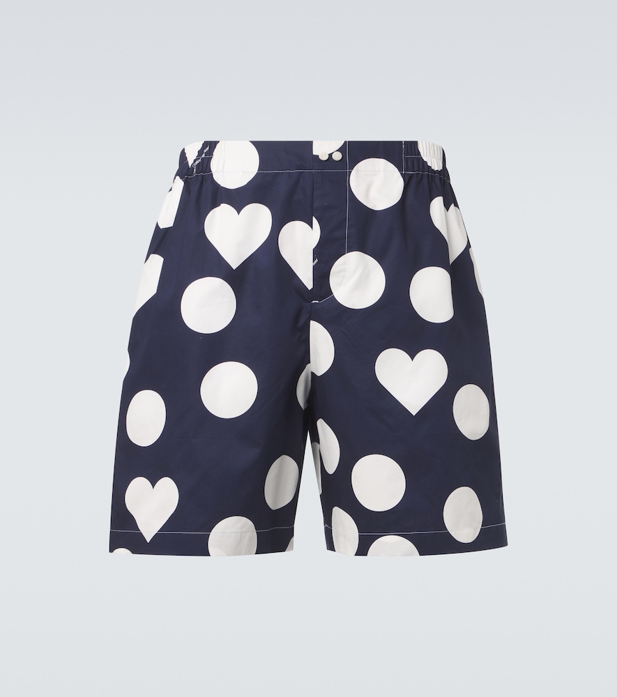 JACQUEMUS Jacquemus Caleçon polka-dot cotton poplin shorts　Jacquemus Caleçon ポルカドット コットン ポプリン ショートパンツ