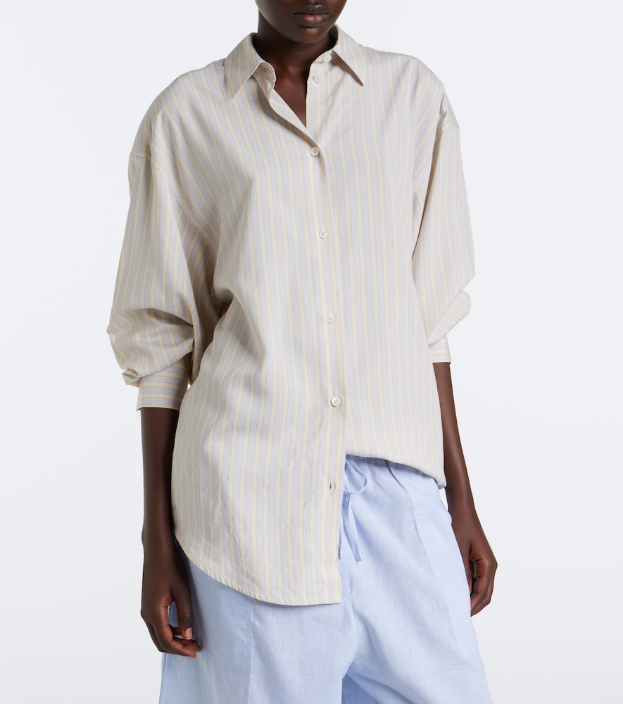 Striped Oversized Poplin Shirt