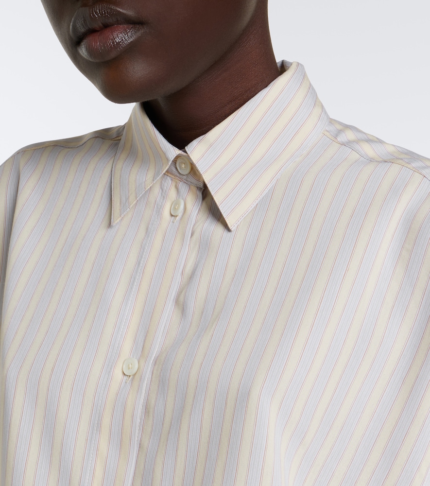 Striped Oversized Poplin Shirt