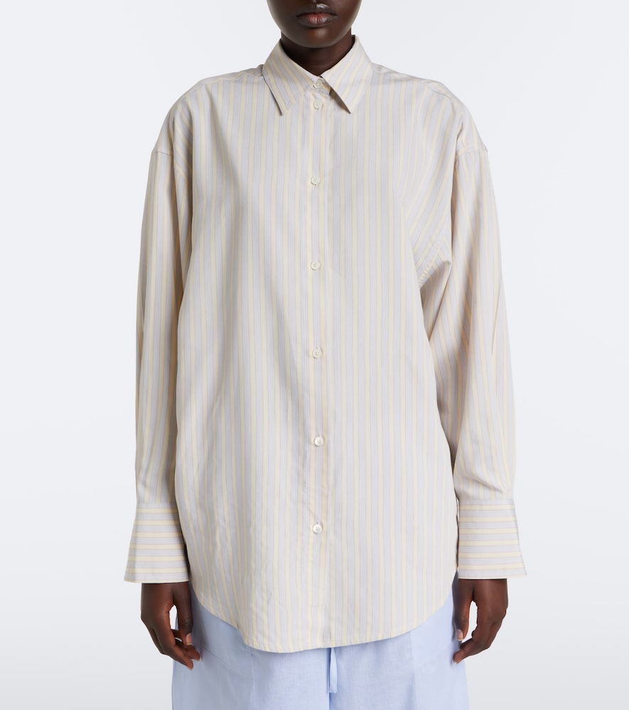 Striped Oversized Poplin Shirt