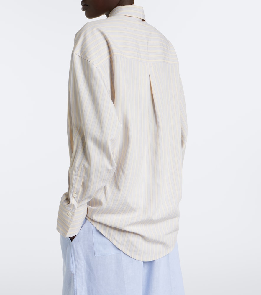 Striped Oversized Poplin Shirt