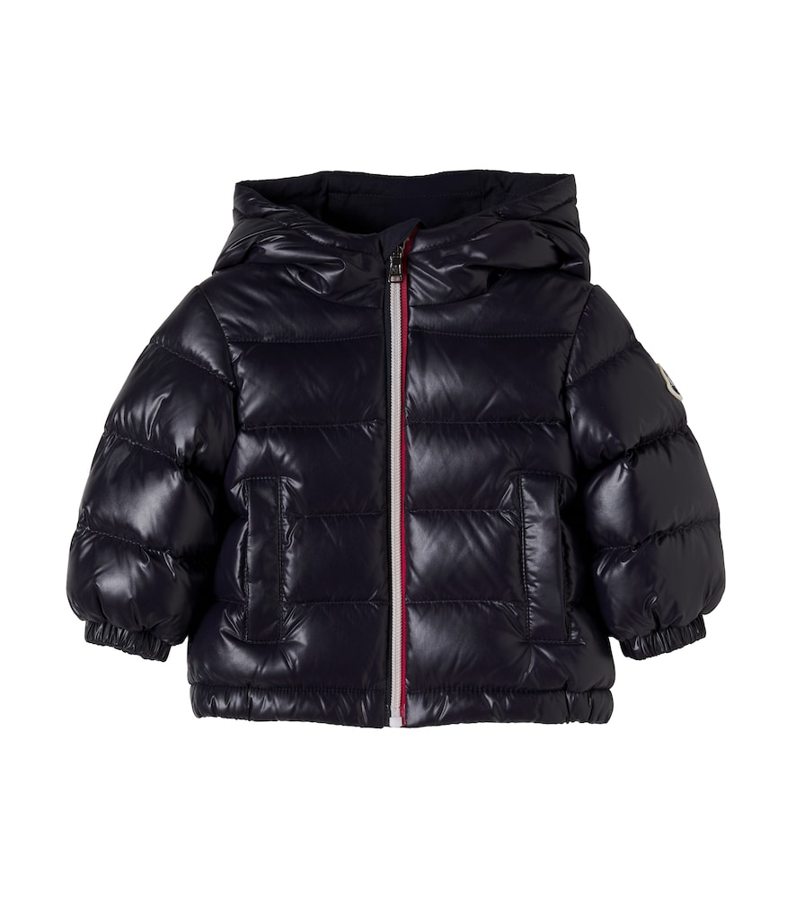 Moncler Enfant Blue Baby Aubert Hooded Down Jacket M Size 24 - Mytheresa