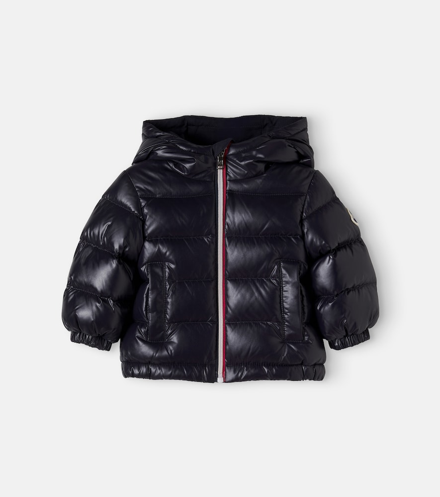 Moncler , Winter Jackets, Unisex, Blue, 6 M | 68 Cm, New Aubert Down Jacket - Image 3