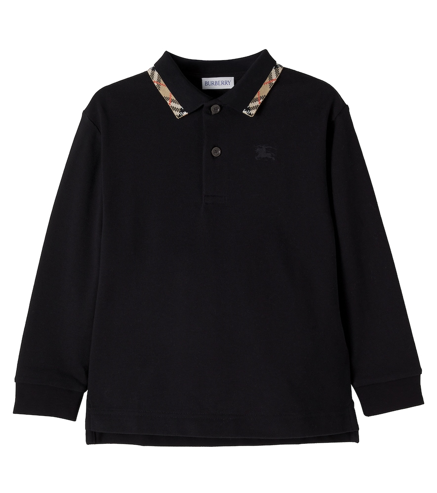 Polohemd Burberry Check aus Baumwoll-Piqué