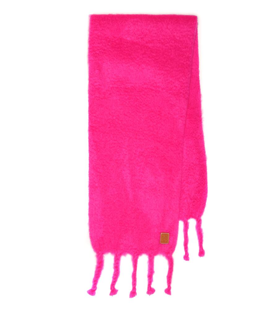 Click to view more detailed imagery on our partner's website Loewe Mohair And Wool Scarf In Pink