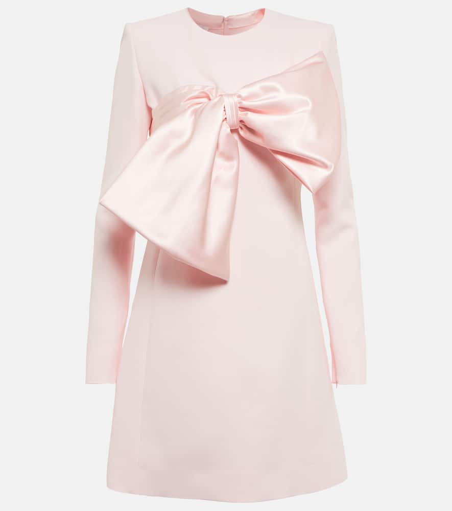 Giambattista Valli Bow-detail crêpe minidress