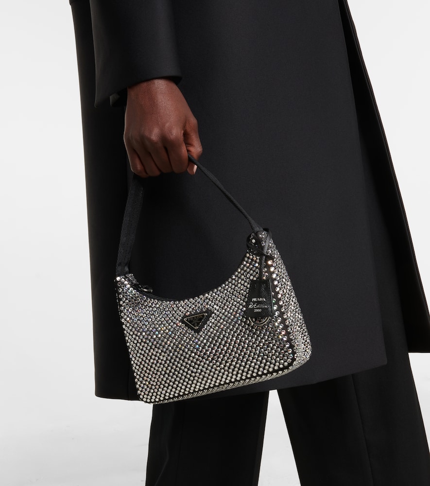 Prada Embellished satin bag