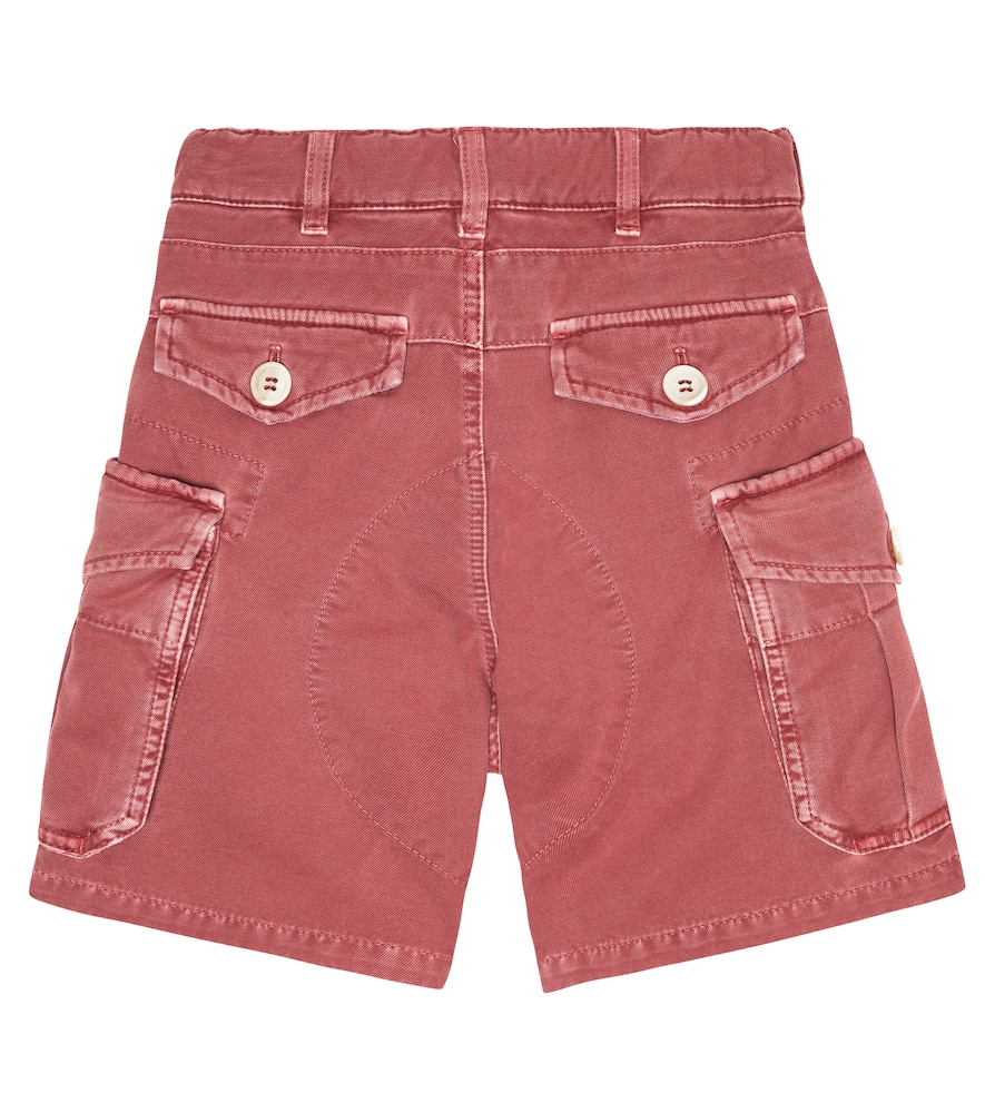  Brunello Cucinelli Kids Brunello Cucinelli Kids Bermuda-shorts Aus Baumwolle 