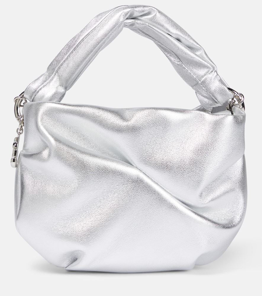Jimmy Choo Bonny Metallic-effect Tote Bag In Metallic