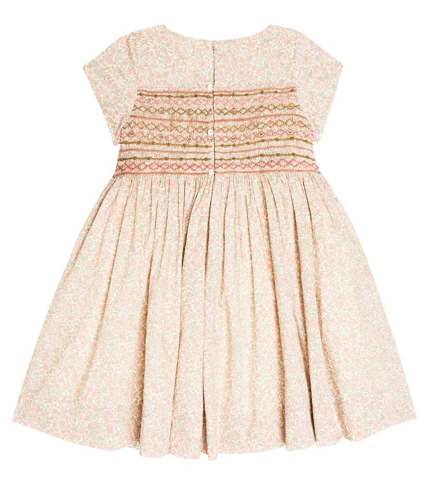 BONPOINT DUCHESSE FLORAL COTTON DRESS