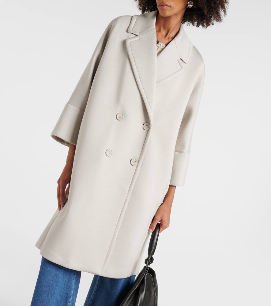 S Max Mara Marica double-breasted jersey coat | Smart Closet