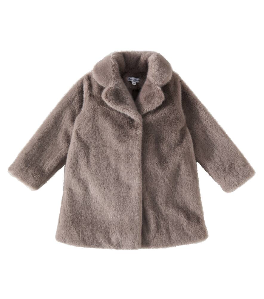 Tartine et Chocolat Faux fur coat