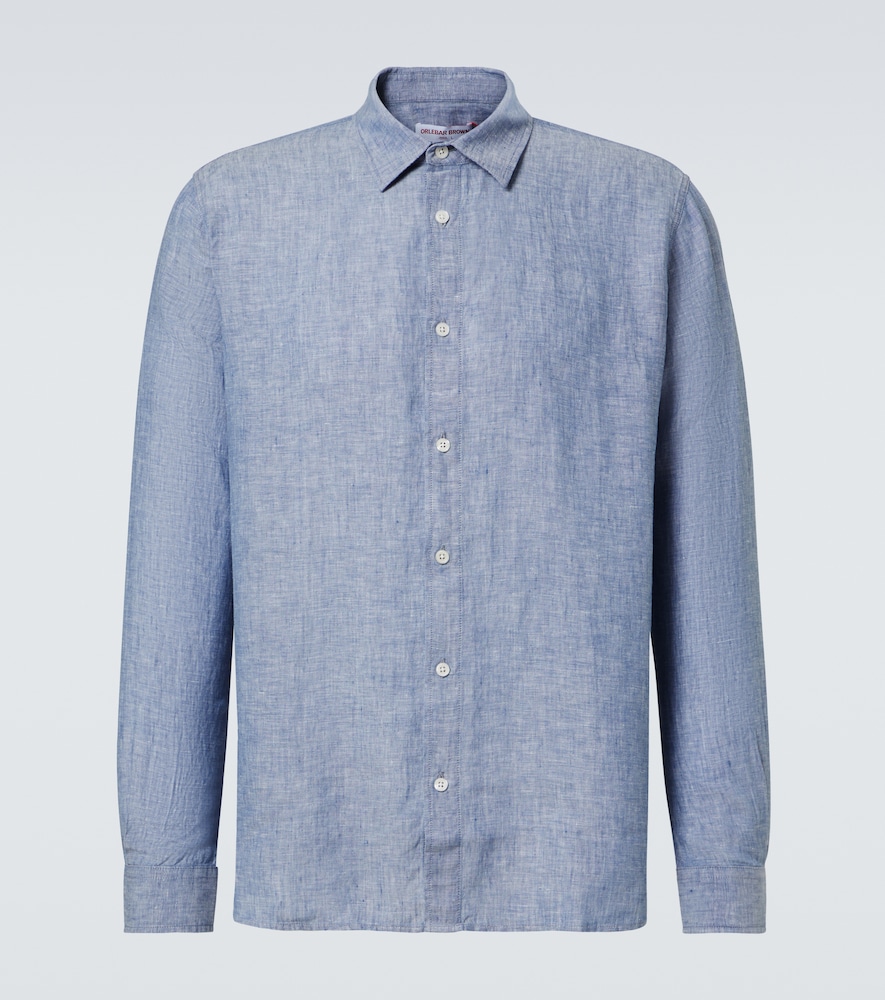 Orlebar Brown Chemise Justin en chambray de lin 241 €