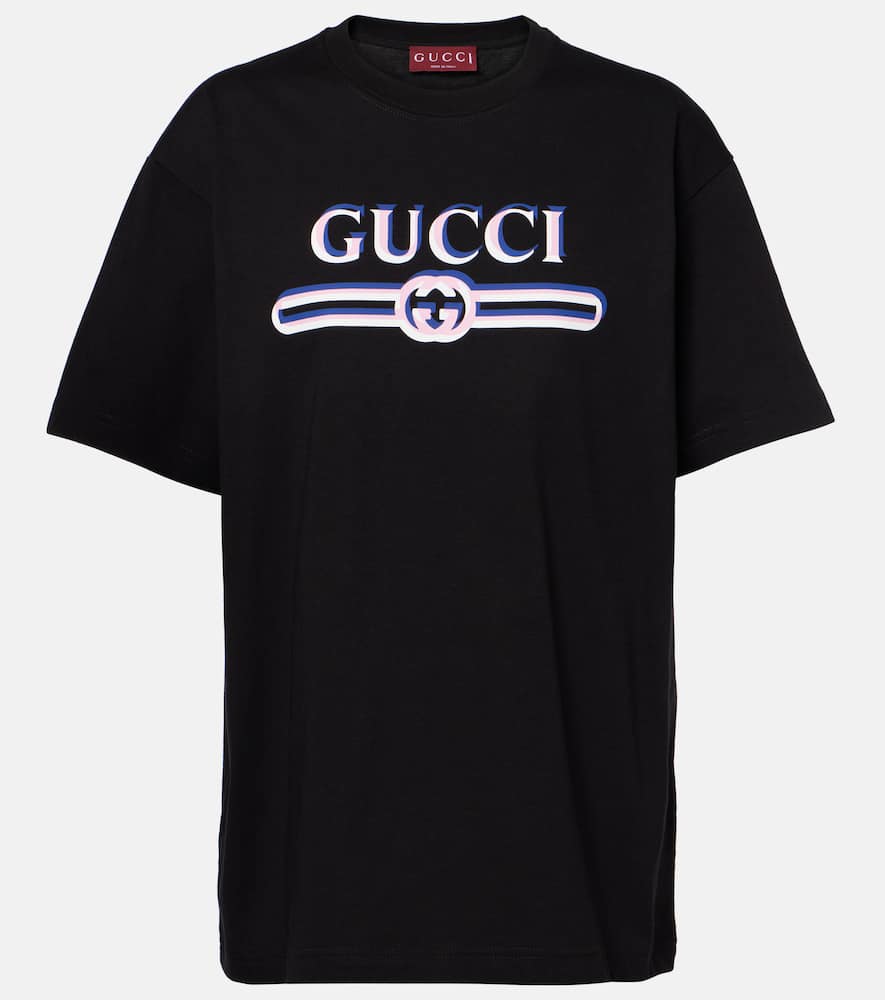 Printed cotton jersey T-shirt