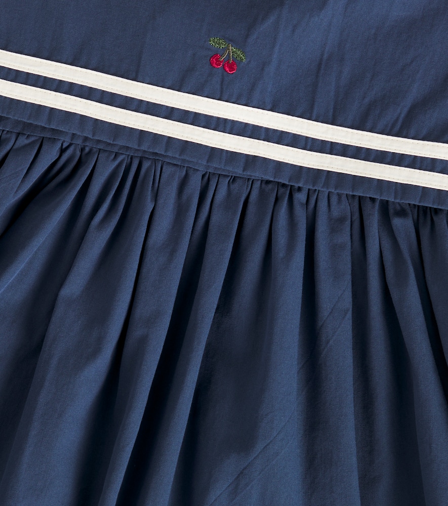 Konges Slojd Sailor Cotton Dress In Blue